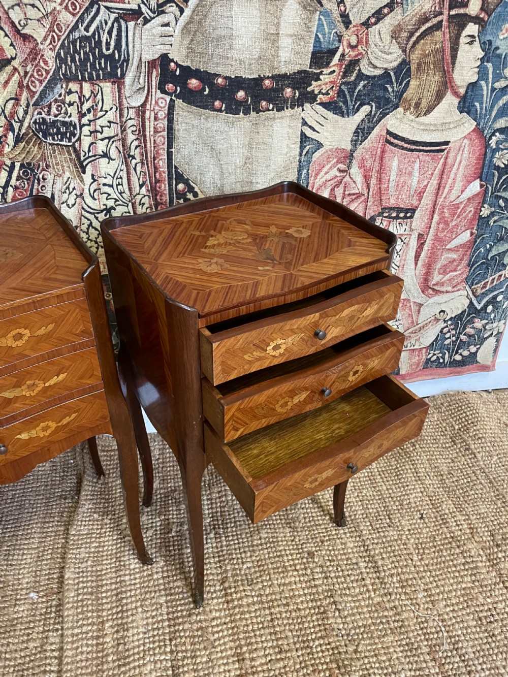 Pair of inlaid Kingwood bedside cabinets  View VIII