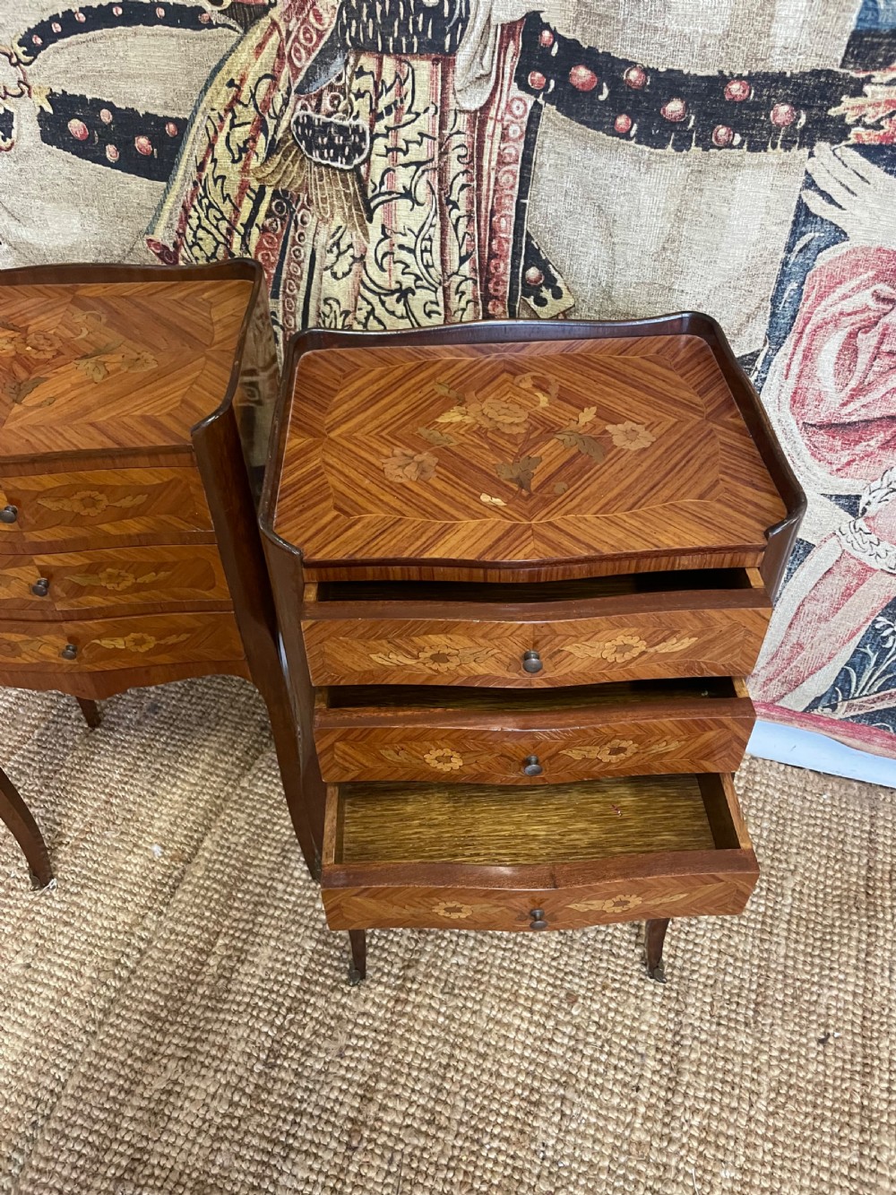 Pair of inlaid Kingwood bedside cabinets  View IX