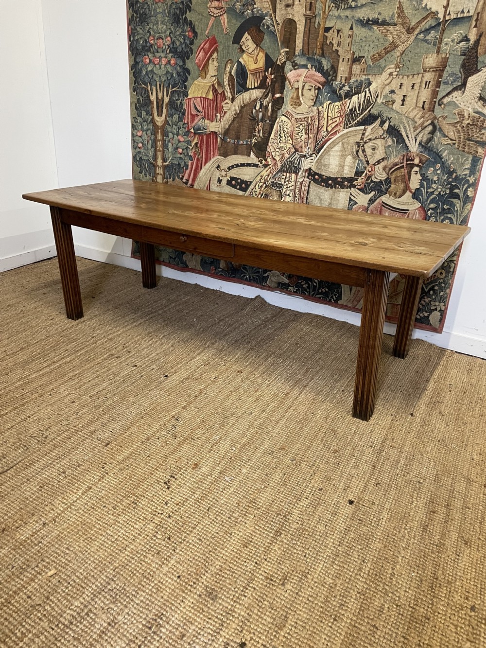 Elm farmhouse table 