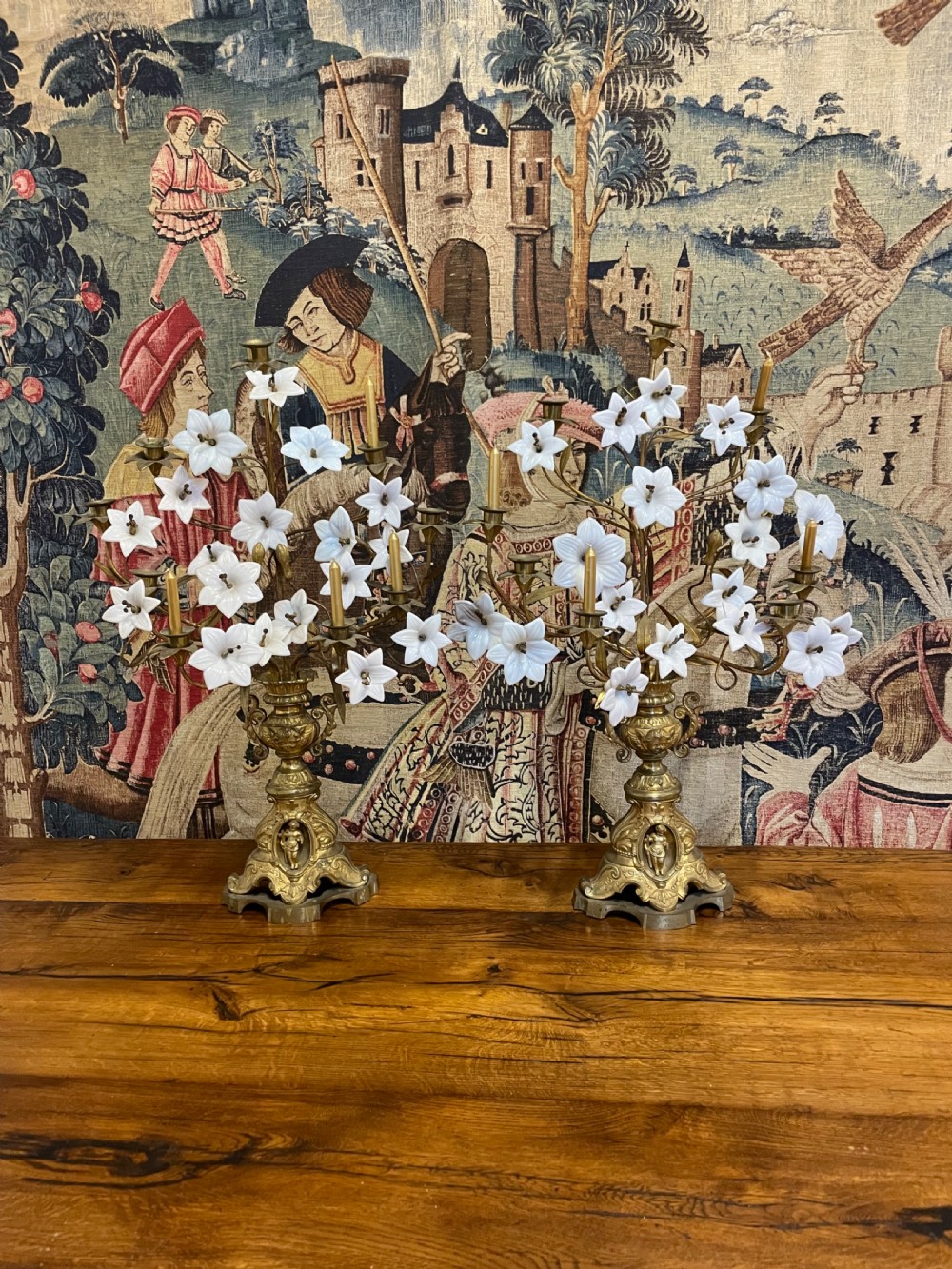 19th Century French ecclesiastical candelabra.