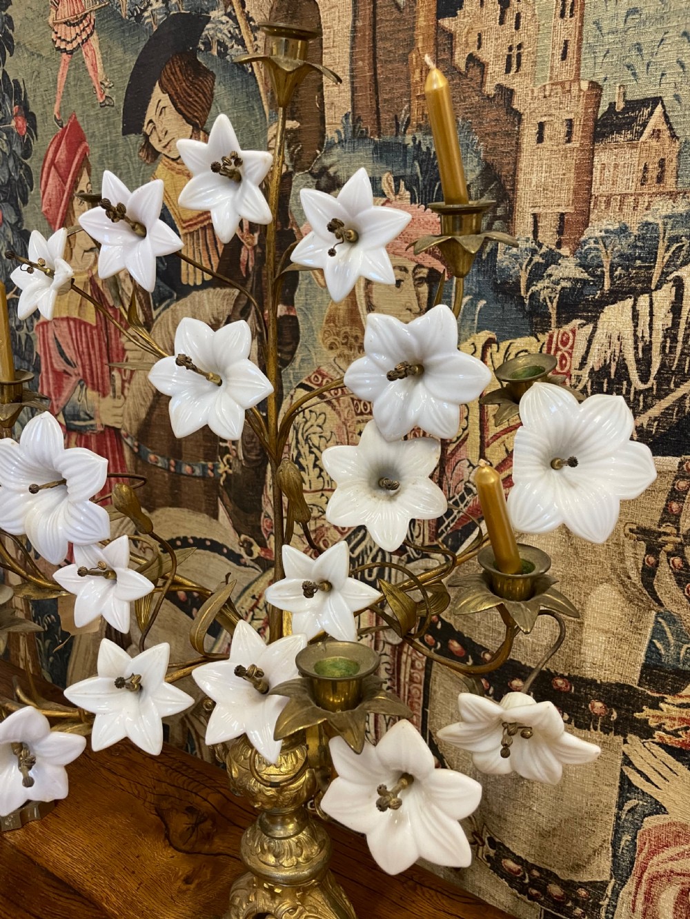 19th Century French ecclesiastical candelabra. View III