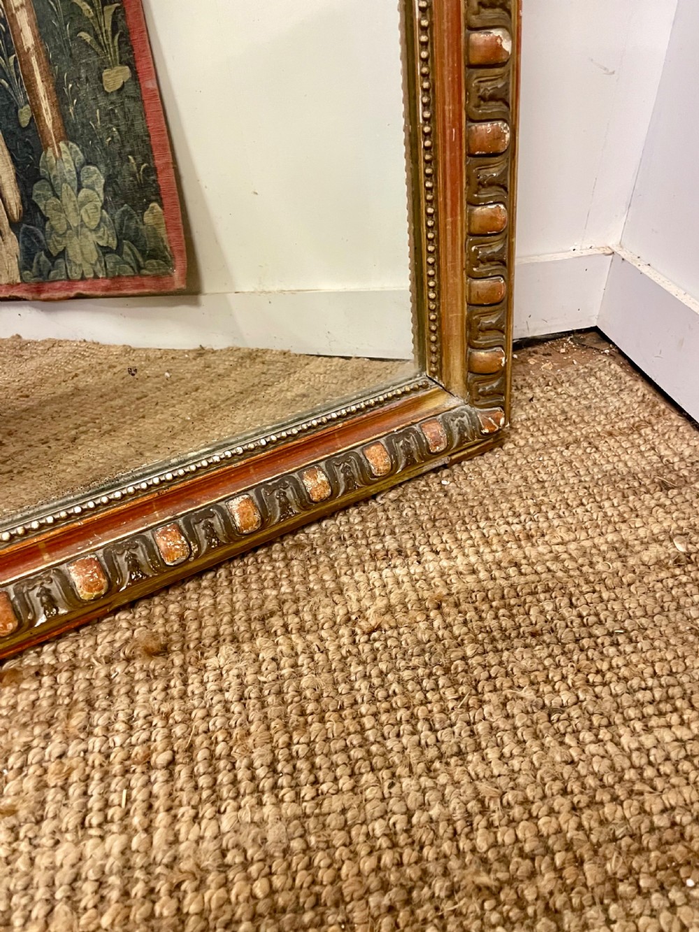 Arched top over mantle mirror 51x35 View VII