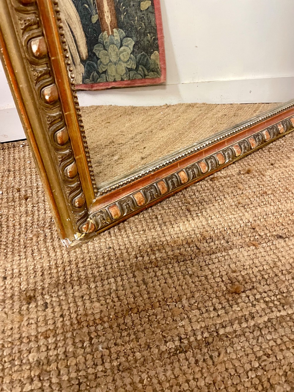 Arched top over mantle mirror 51x35 View VIII