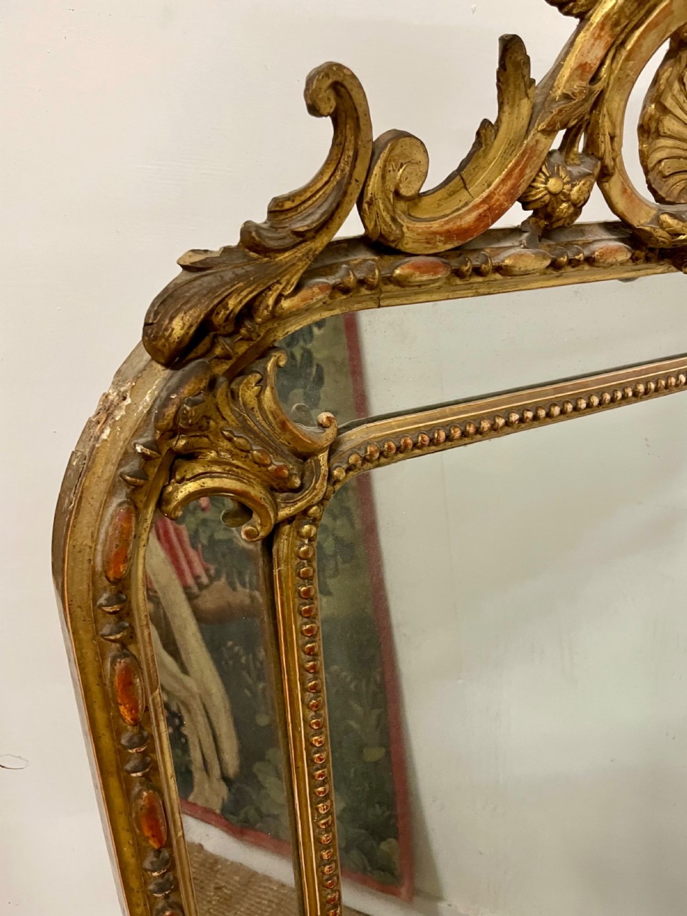 Napoleon III gilded wall mirror  View III