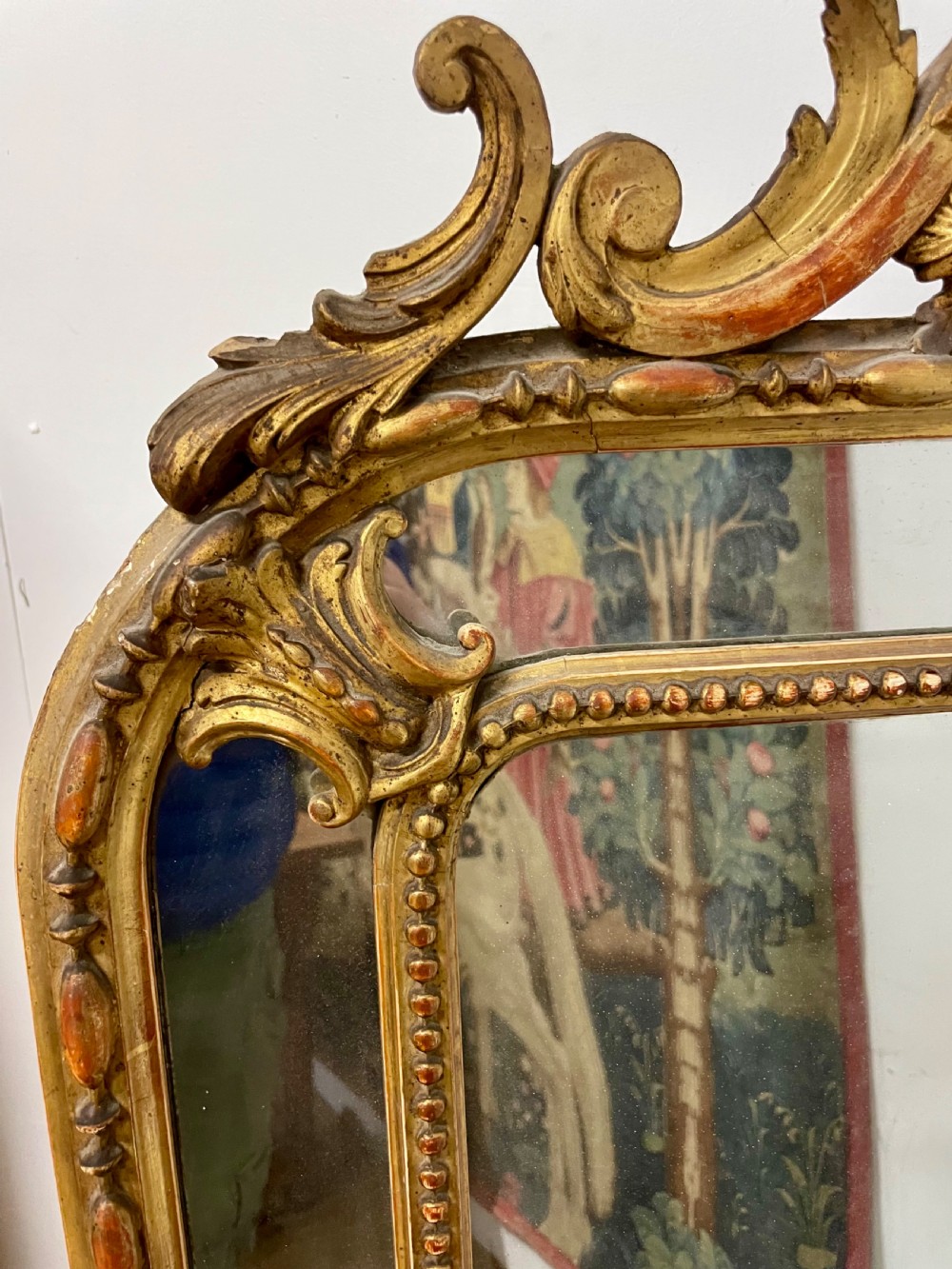 Napoleon III gilded wall mirror  View X