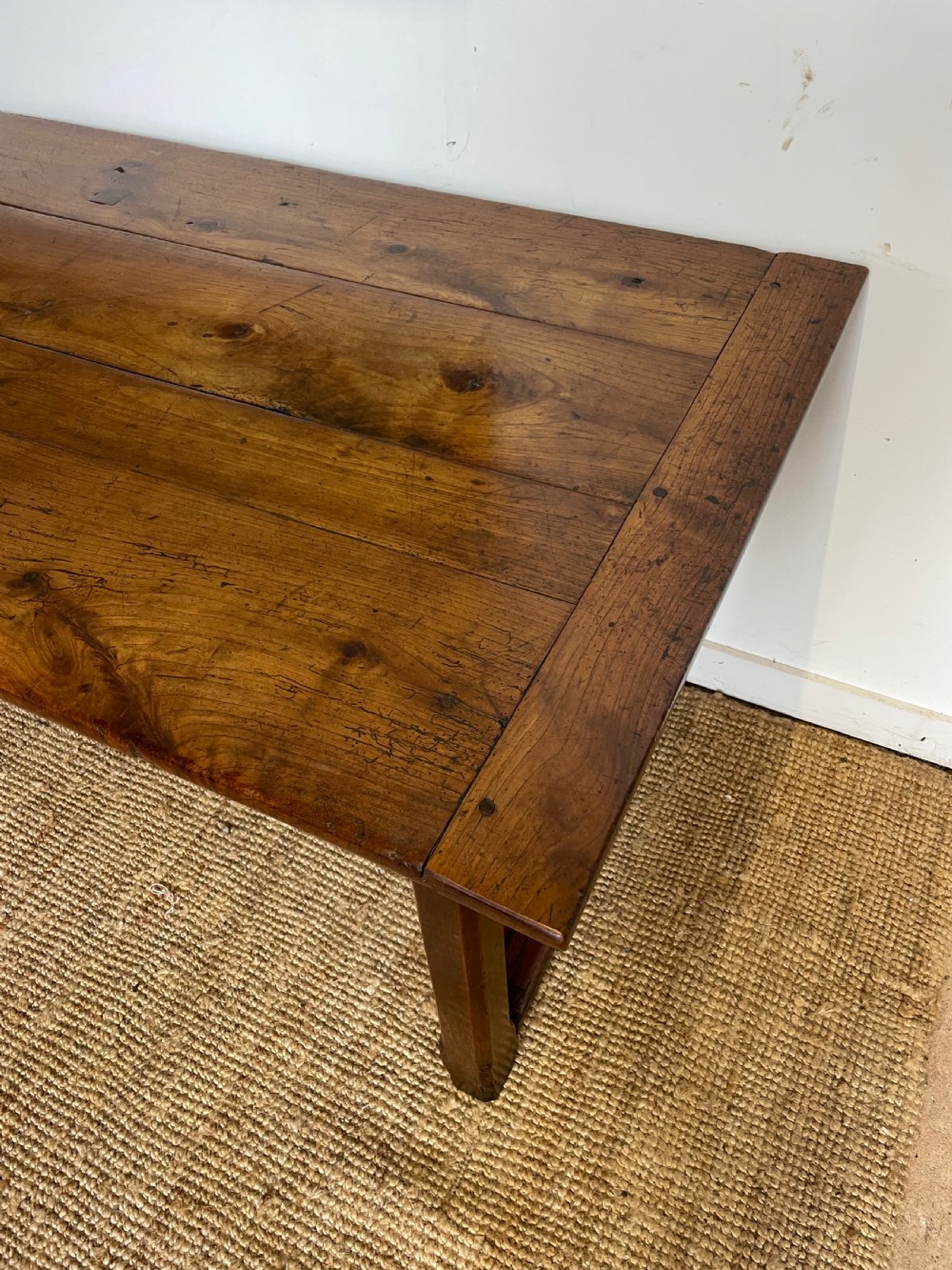 Cherry wood farmhouse table 249cms View III