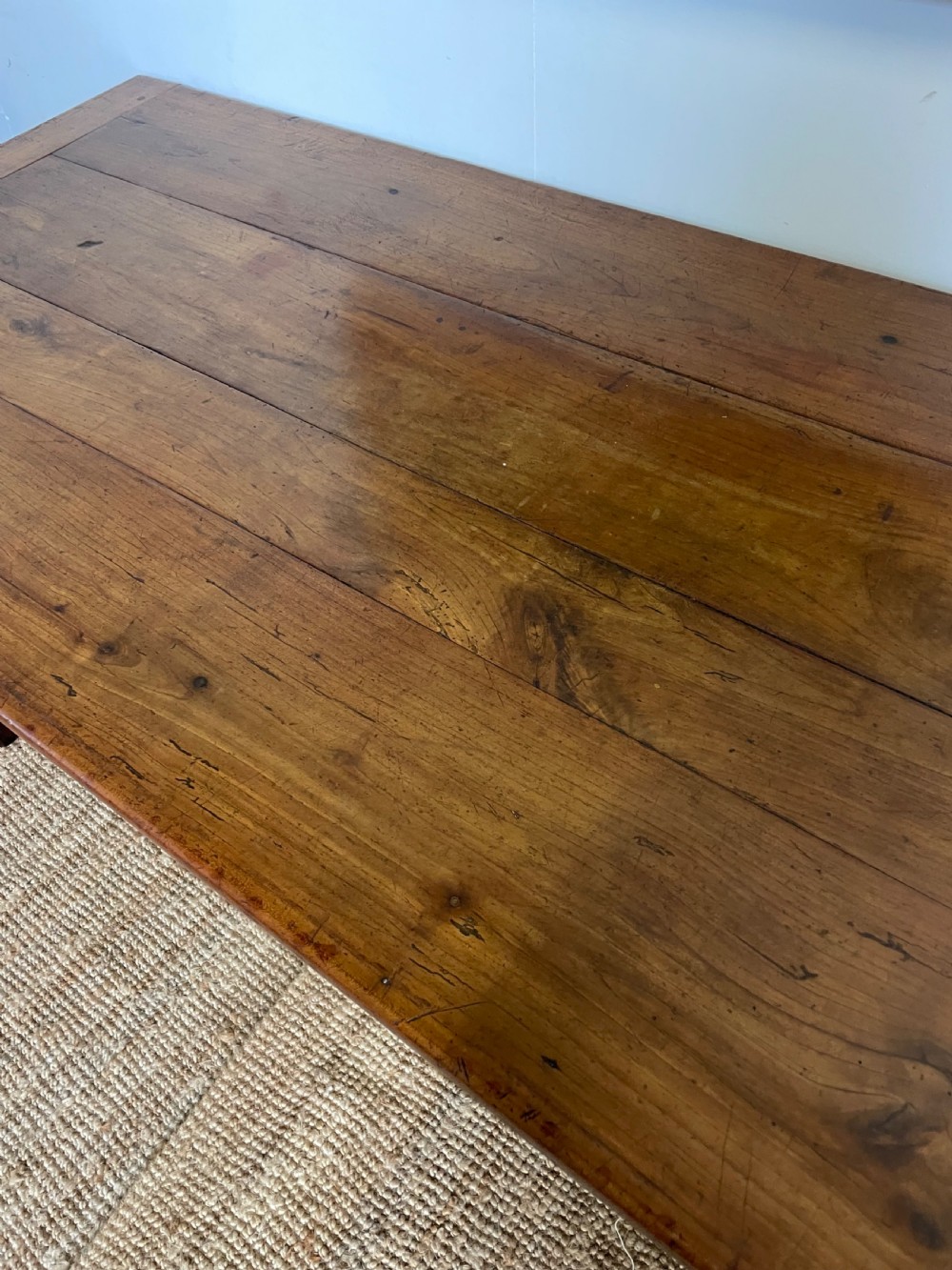 Cherry wood farmhouse table 249cms View VI