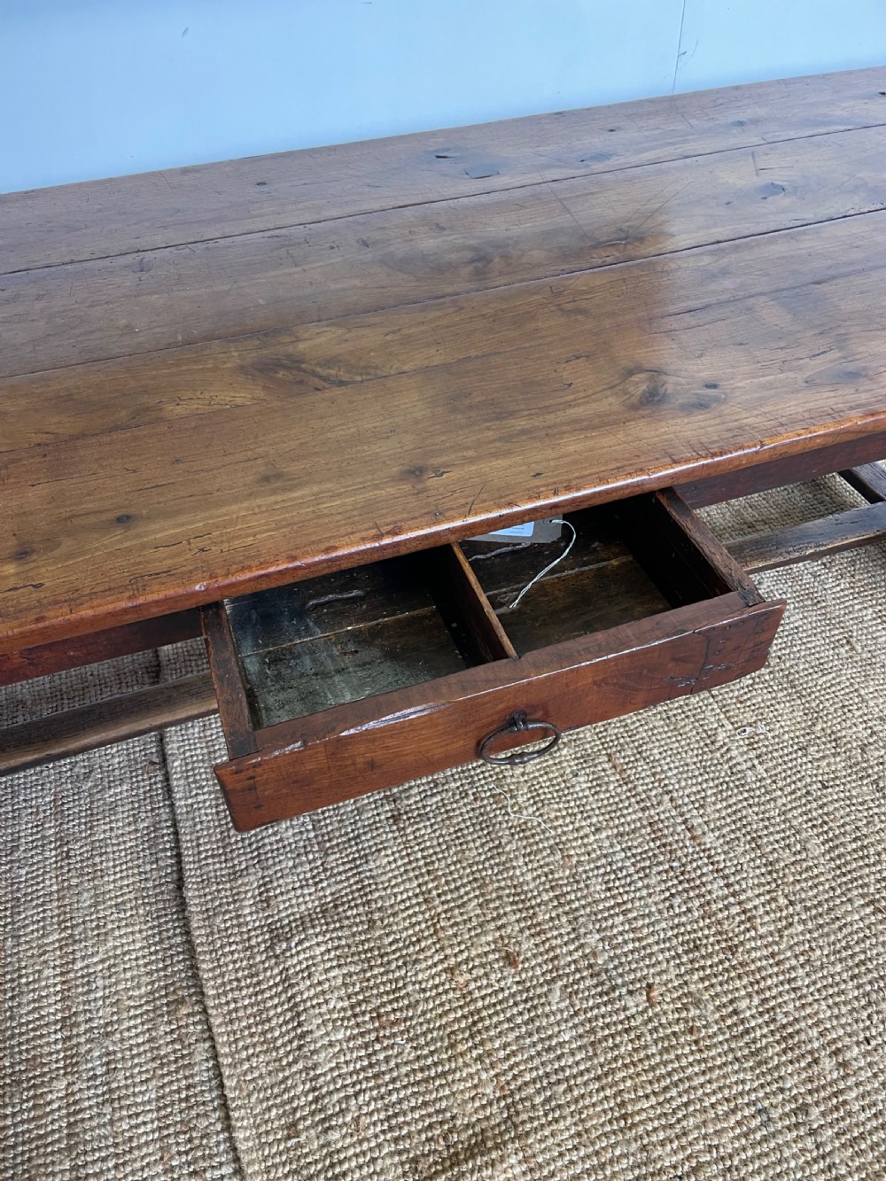 Cherry wood farmhouse table 249cms View X