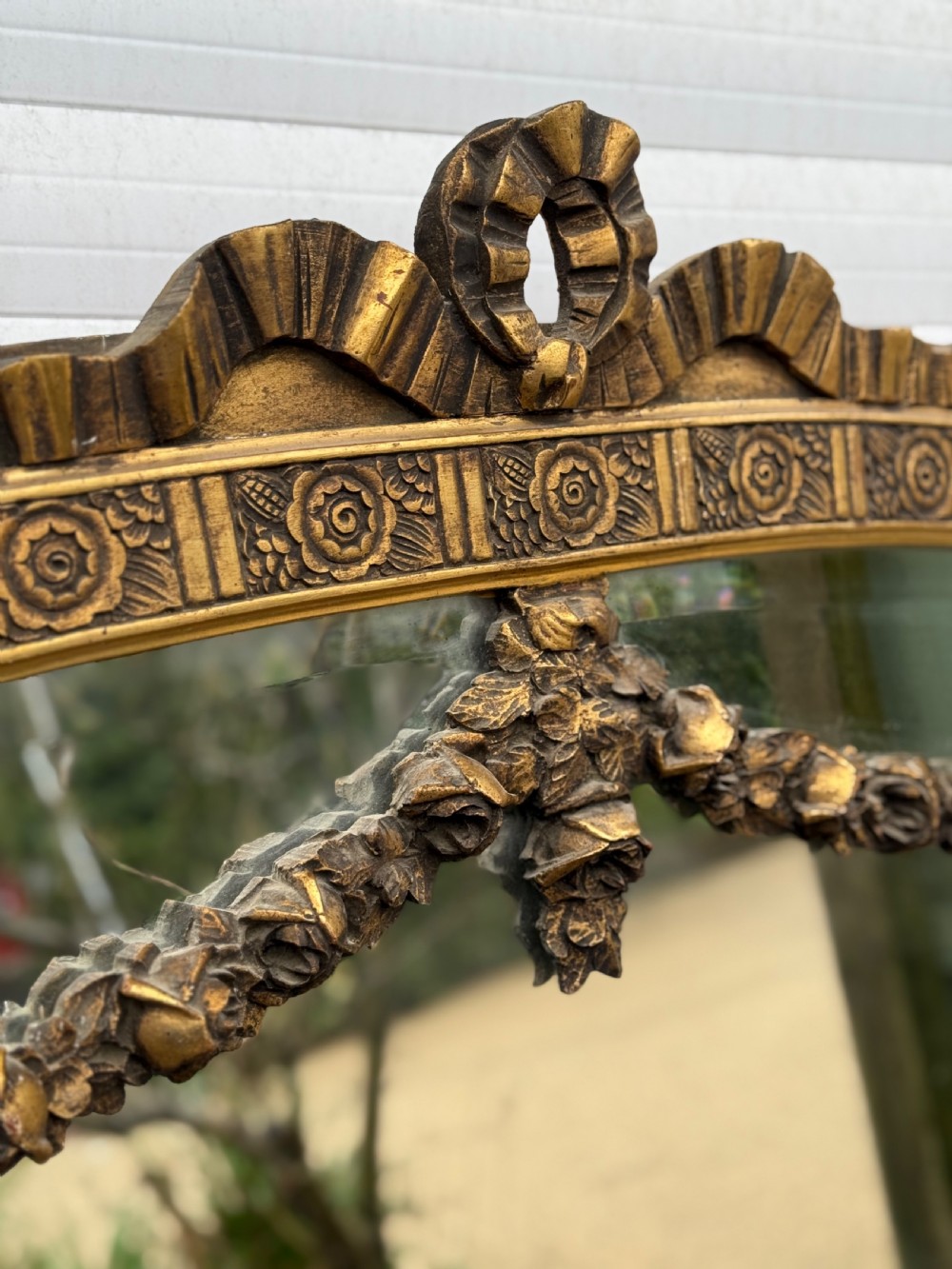 Large Art Deco over mantle mirror View IV