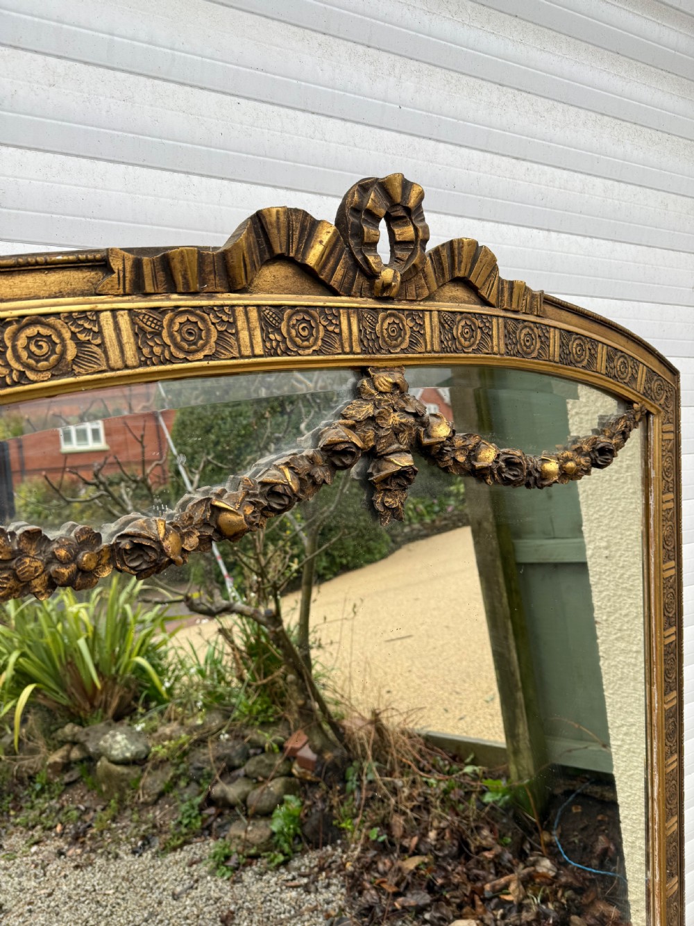 Large Art Deco over mantle mirror View V