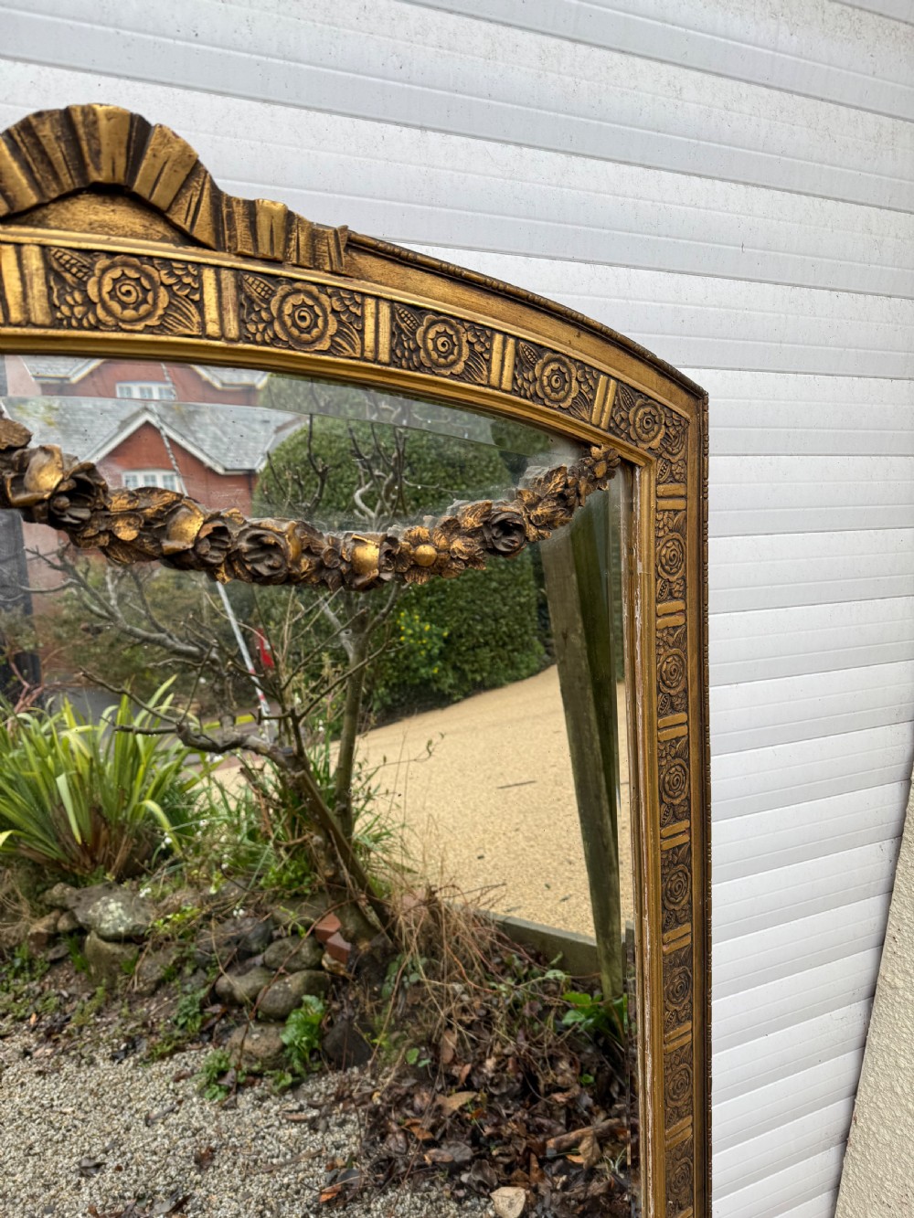 Large Art Deco over mantle mirror View VI