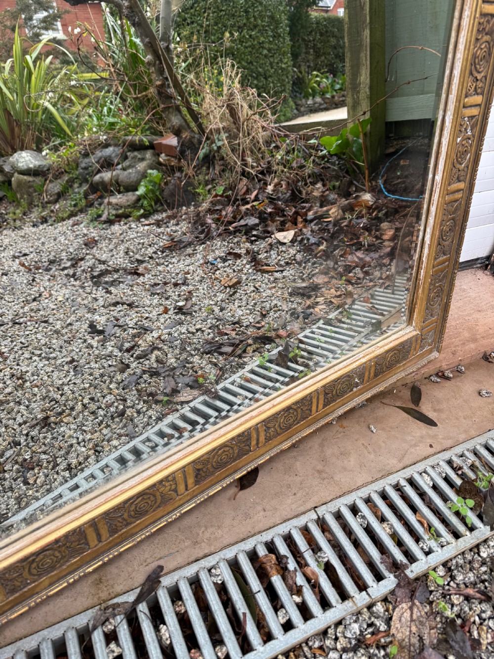 Large Art Deco over mantle mirror View XI