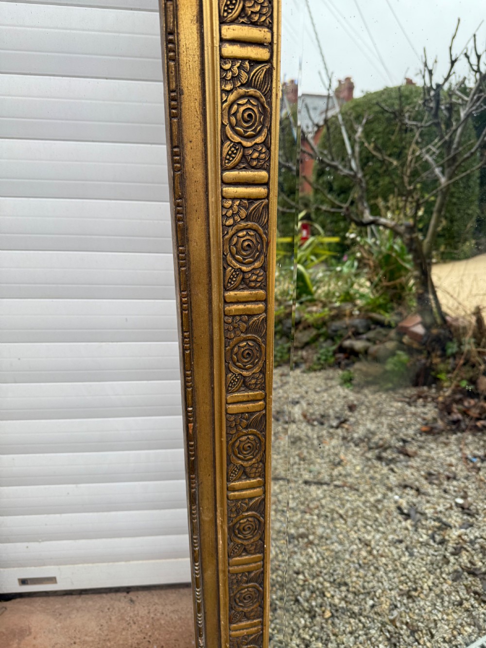 Large Art Deco over mantle mirror View XIII