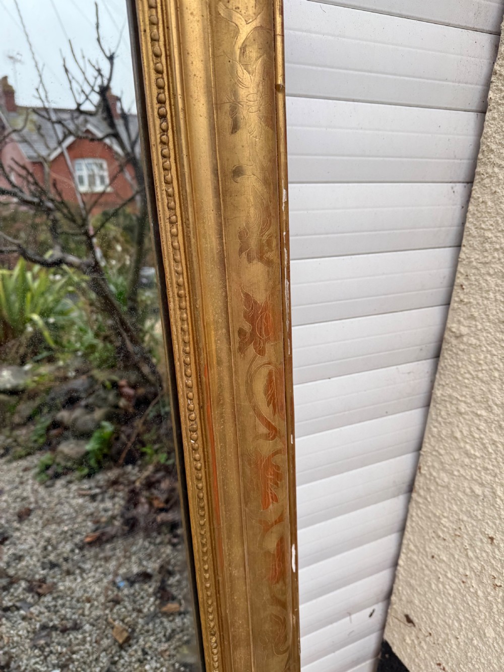 Large arched topped overmantle mirror  View VIII