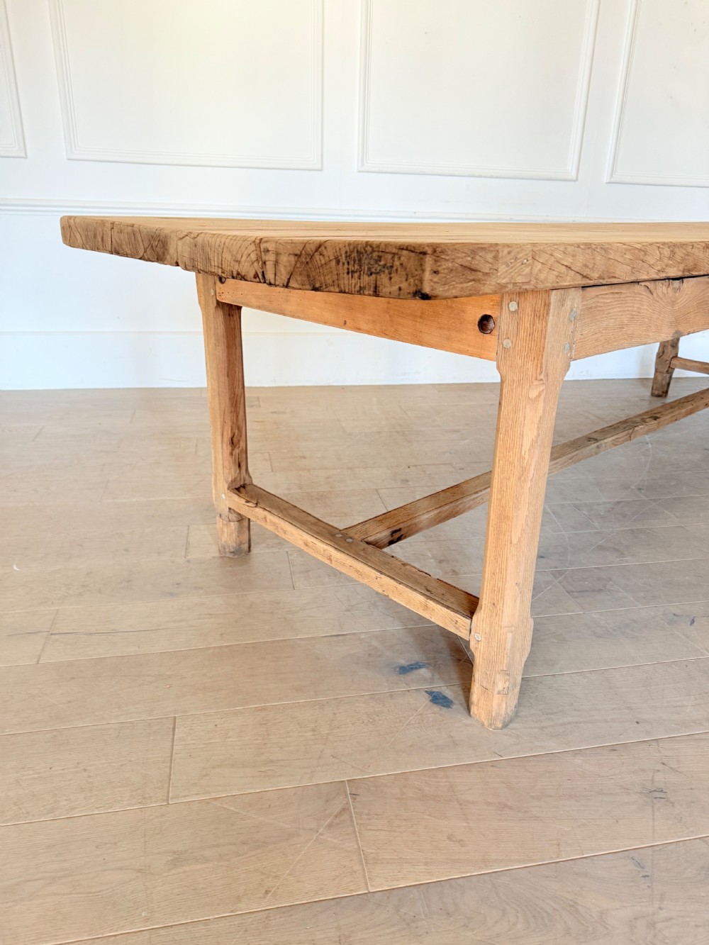 3 meter oak French farmhouse table  View III