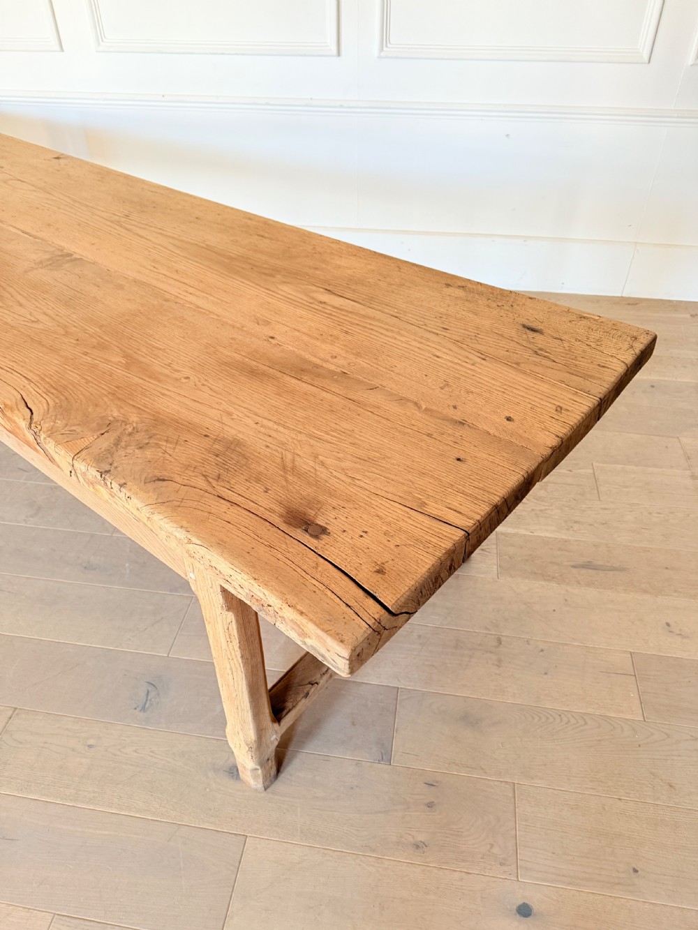 3 meter oak French farmhouse table  View VI