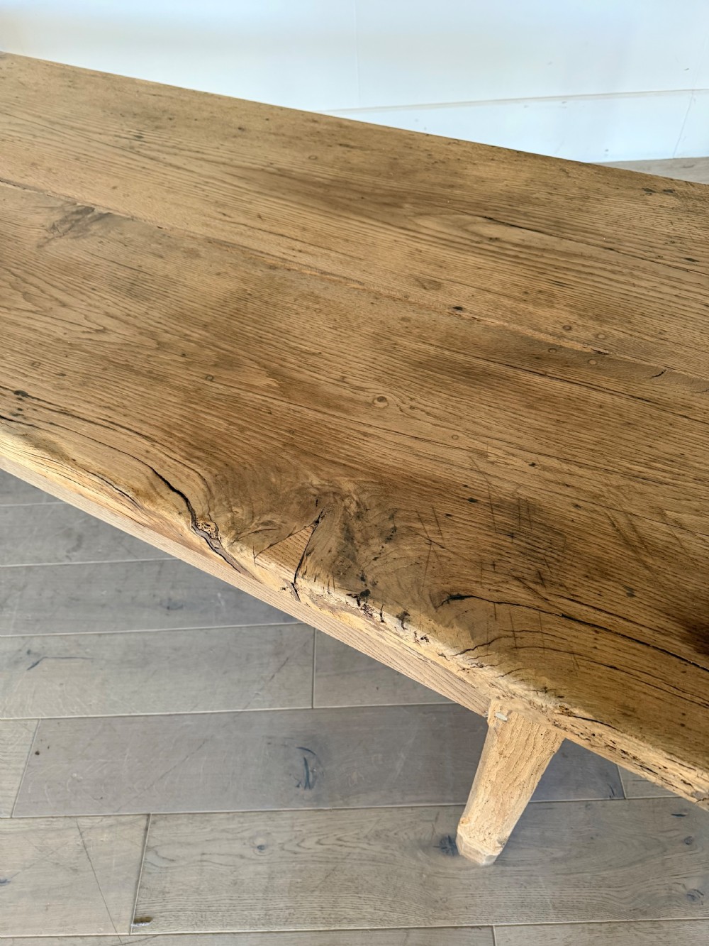 3 meter oak French farmhouse table  View VII