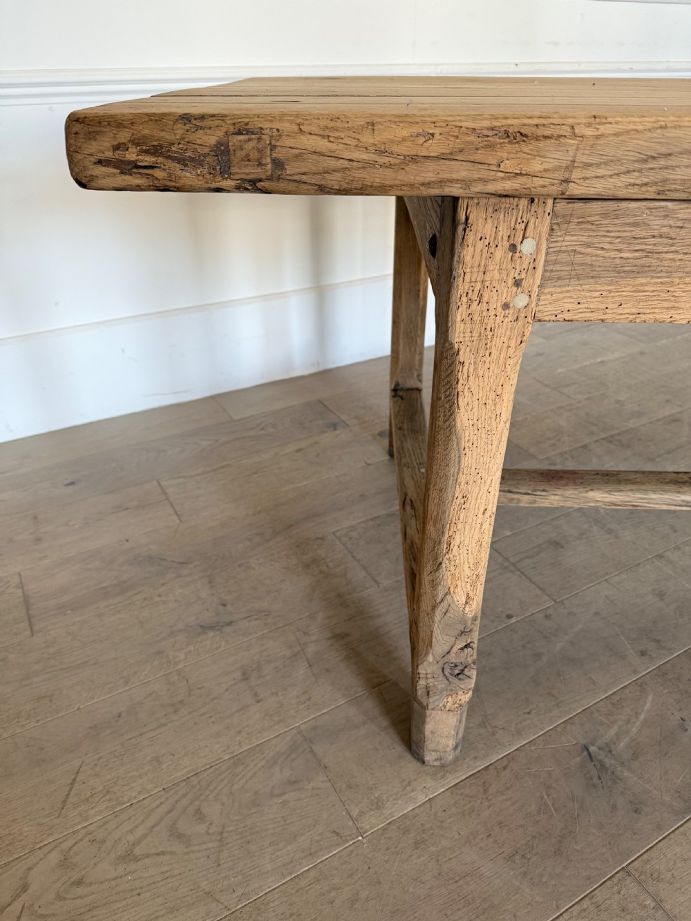 3 meter oak French farmhouse table  View XIV