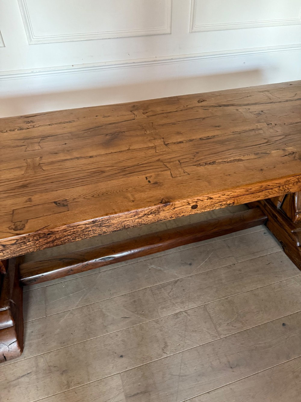 19th century oak refectory table  View IV