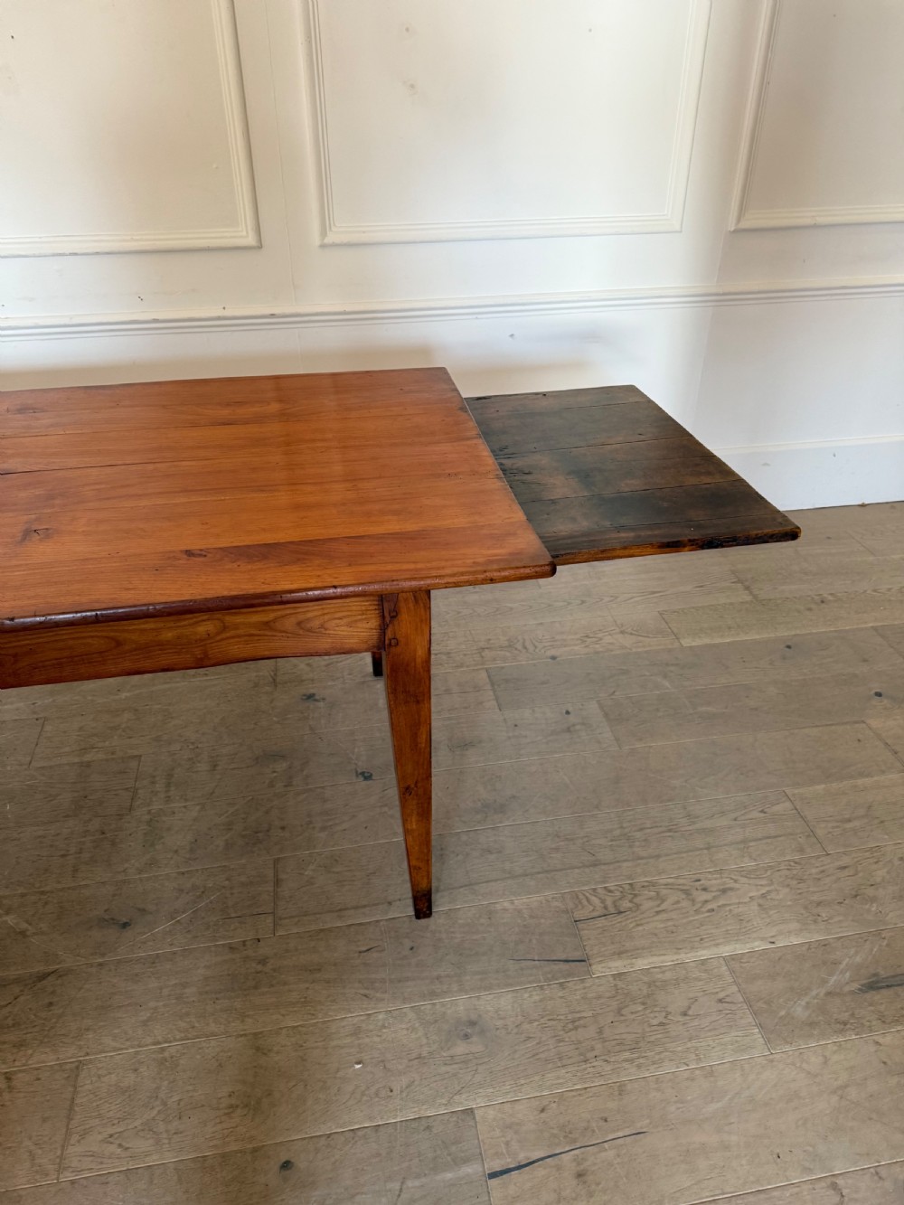 2m cherrywood farmhouse table with bread slide  View VI