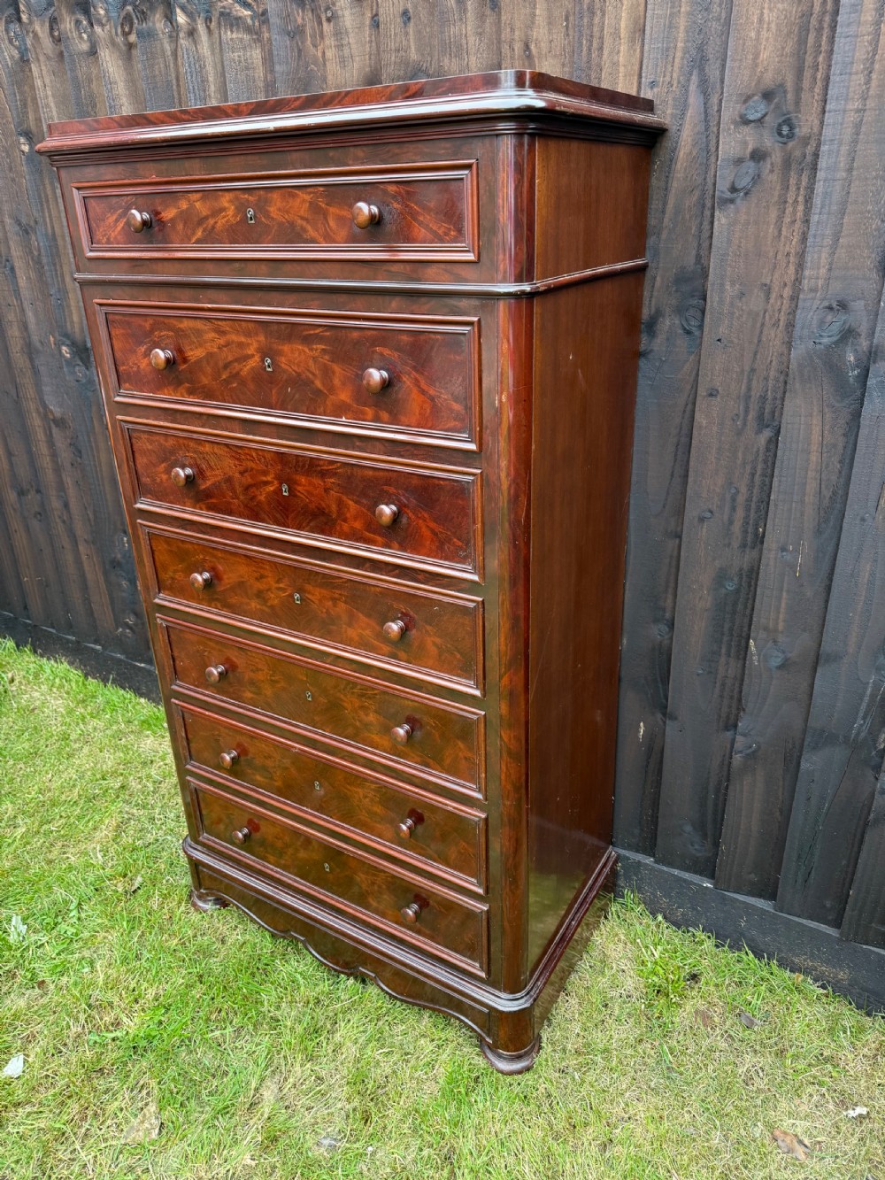 Tall narrow chest of drawers / semainier  View VIII