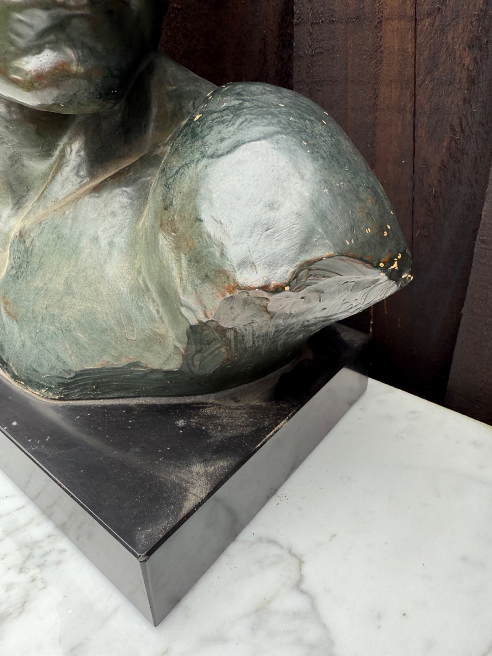 Art Deco terracotta bust of a man , J Dommisse  View VIII