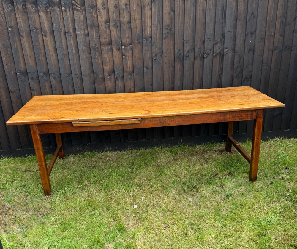 Mid 19th century cherrywood farmhouse table 