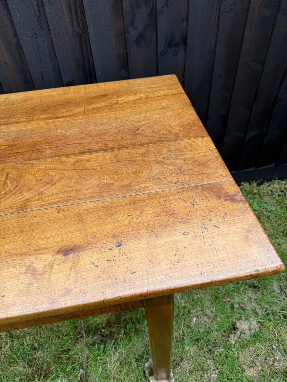 Mid 19th century cherrywood farmhouse table  View II