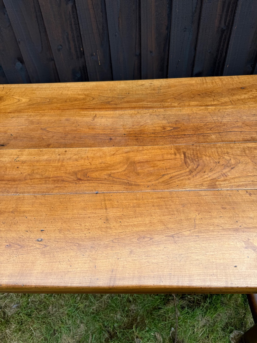 Mid 19th century cherrywood farmhouse table  View III