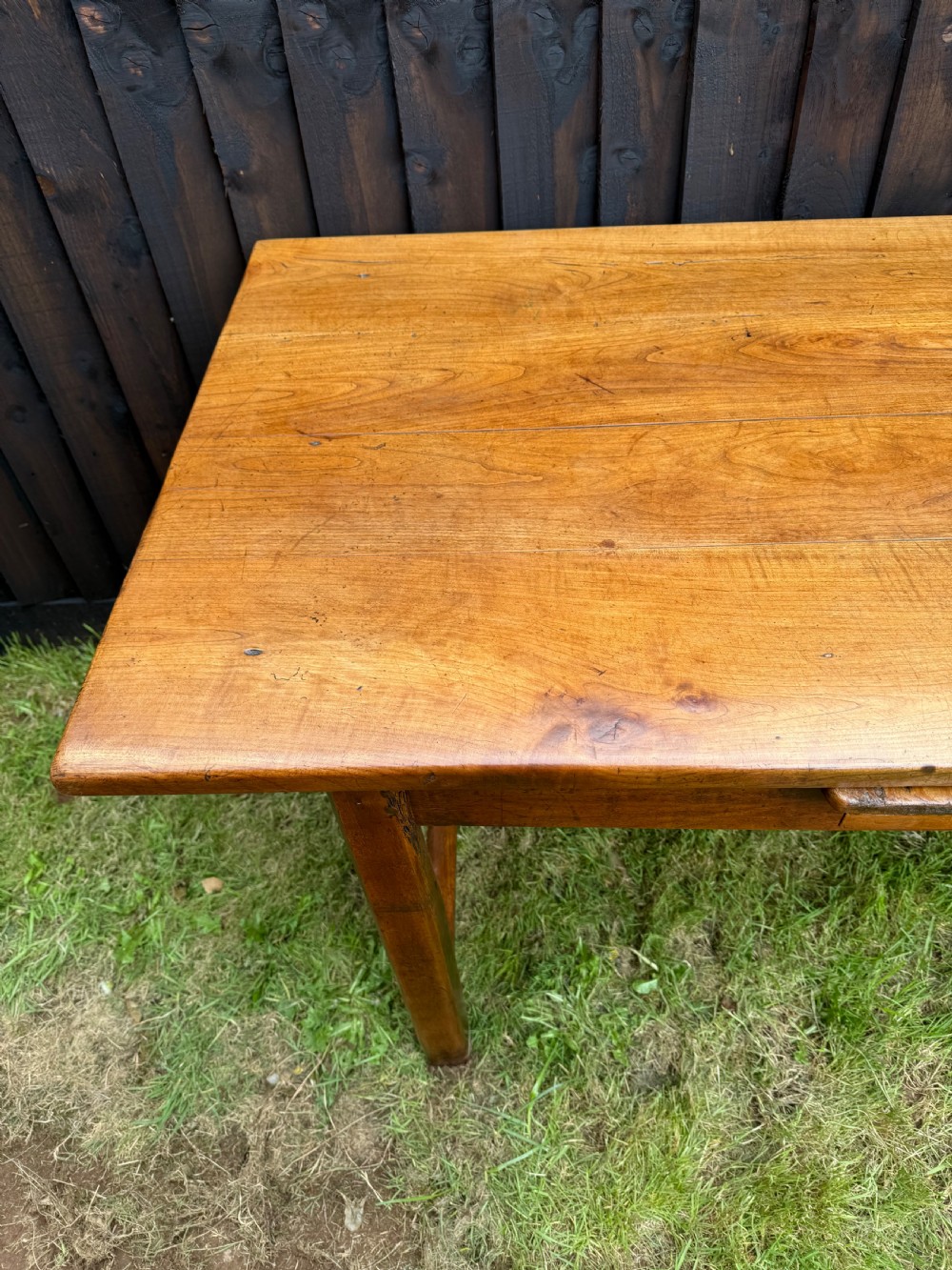 Mid 19th century cherrywood farmhouse table  View VI