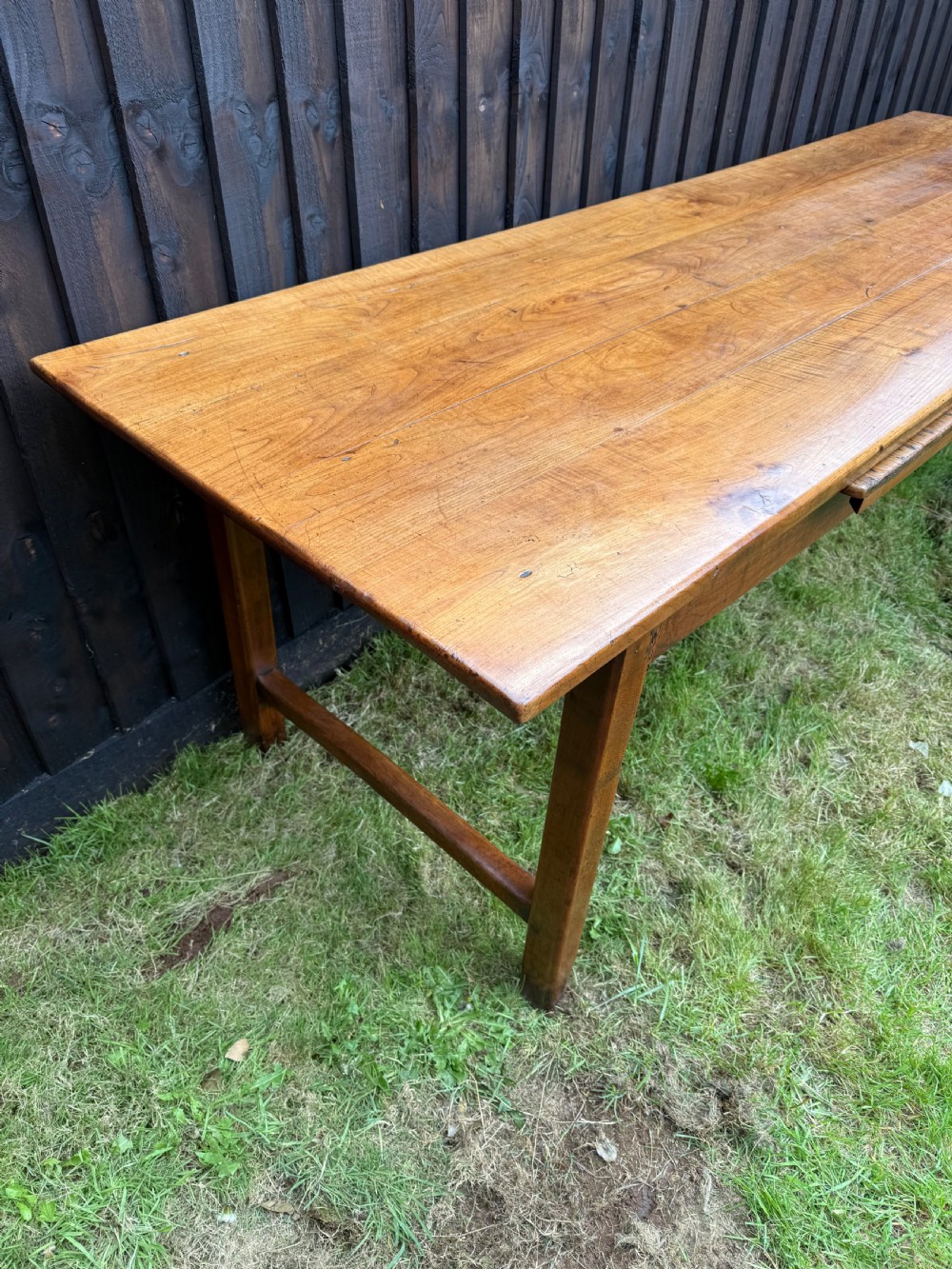 Mid 19th century cherrywood farmhouse table  View VIII