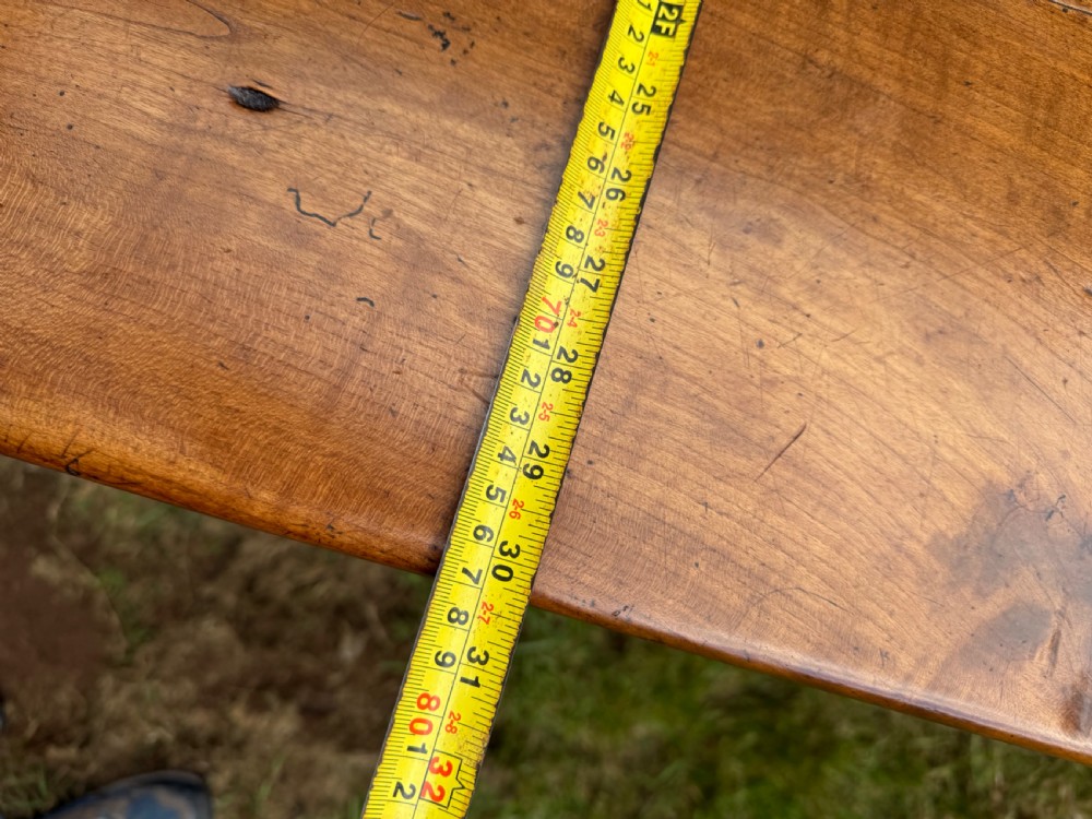 Mid 19th century cherrywood farmhouse table  View IX