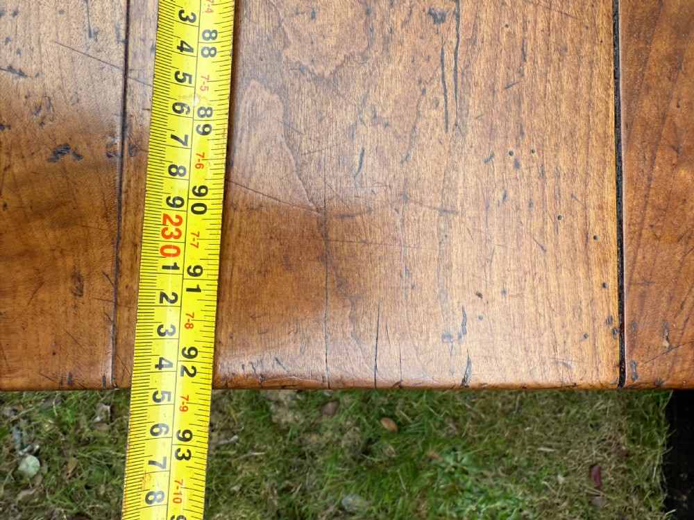 Mid 19th century cherrywood farmhouse table  View X