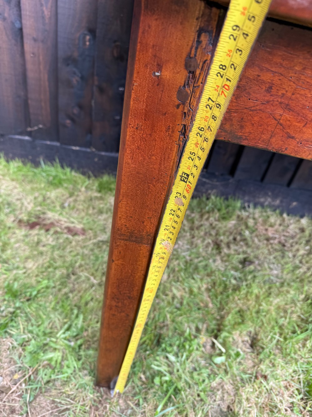 Mid 19th century cherrywood farmhouse table  View XII