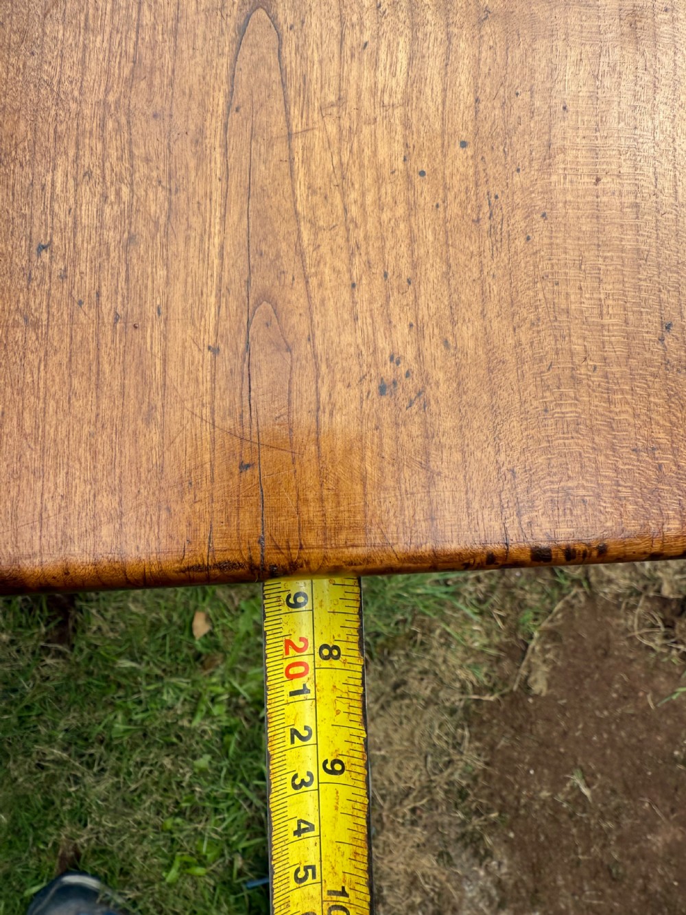 Mid 19th century cherrywood farmhouse table  View XIII