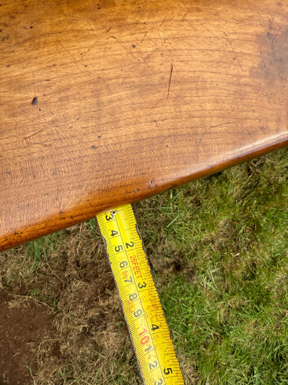 Mid 19th century cherrywood farmhouse table  View XIV