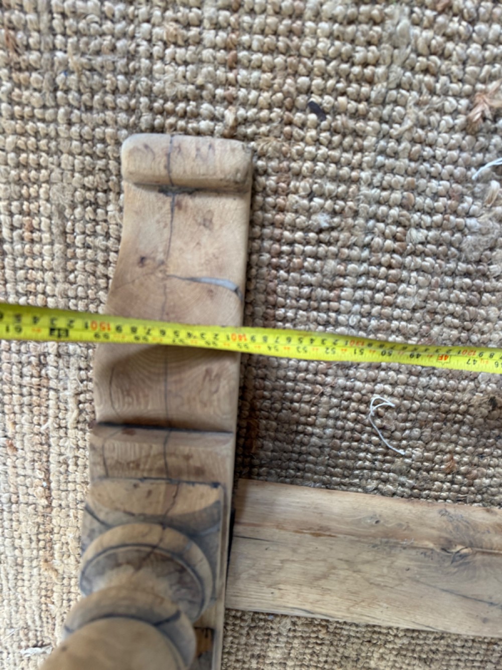 Scrubbed oak refectory table 220 cms  View XX