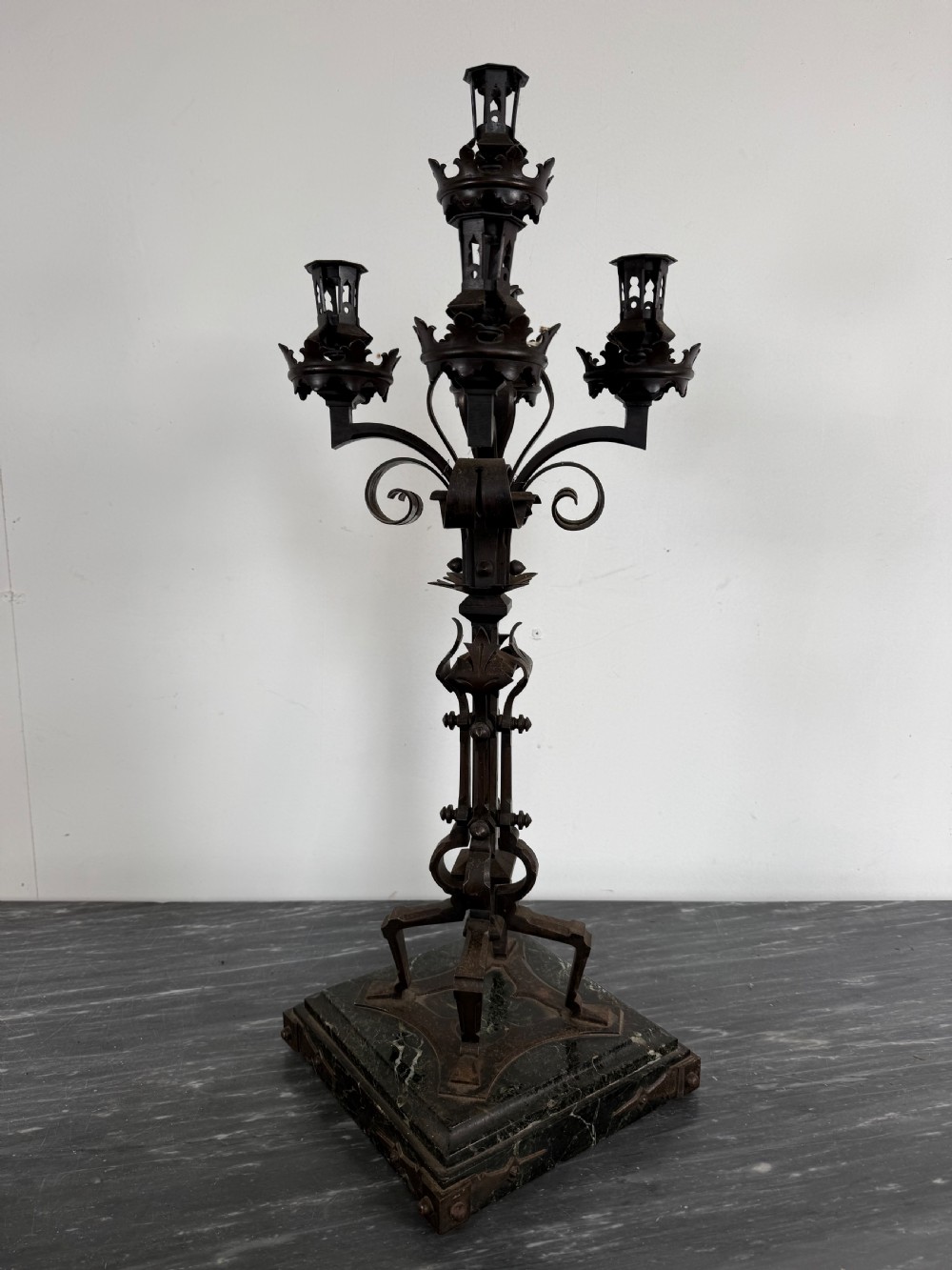 Large gothic style candelabra 