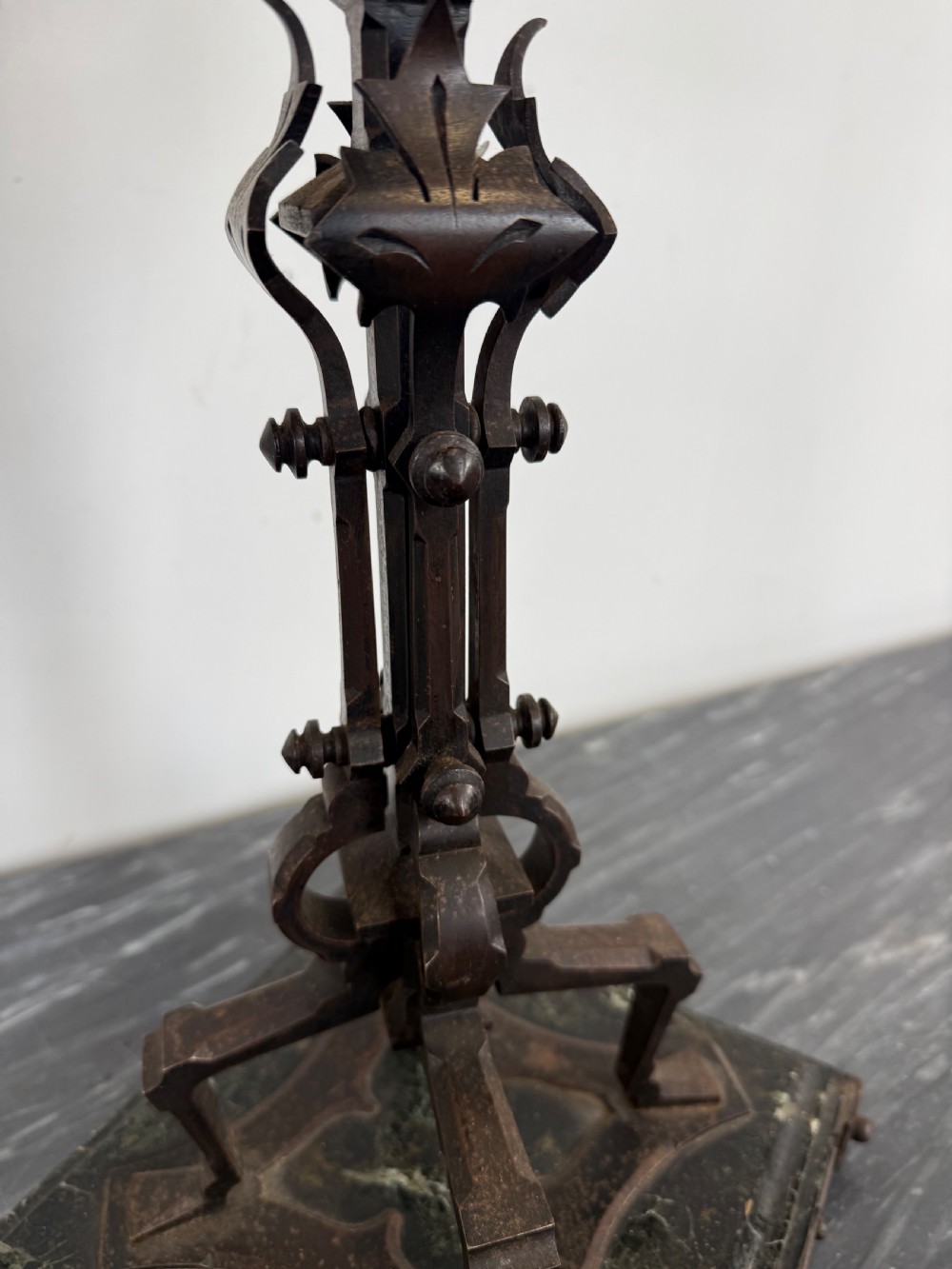 Large gothic style candelabra  View V