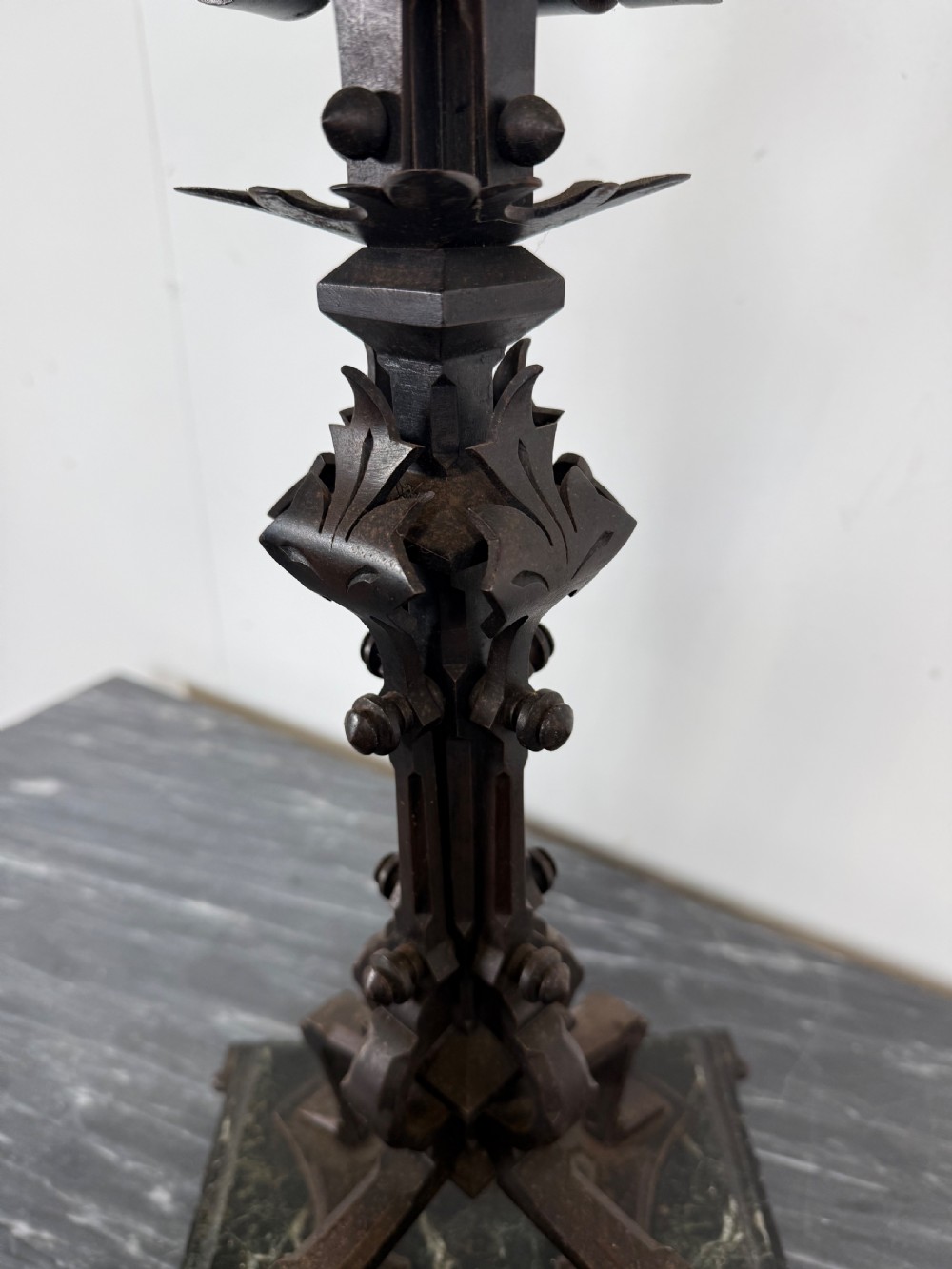 Large gothic style candelabra  View X