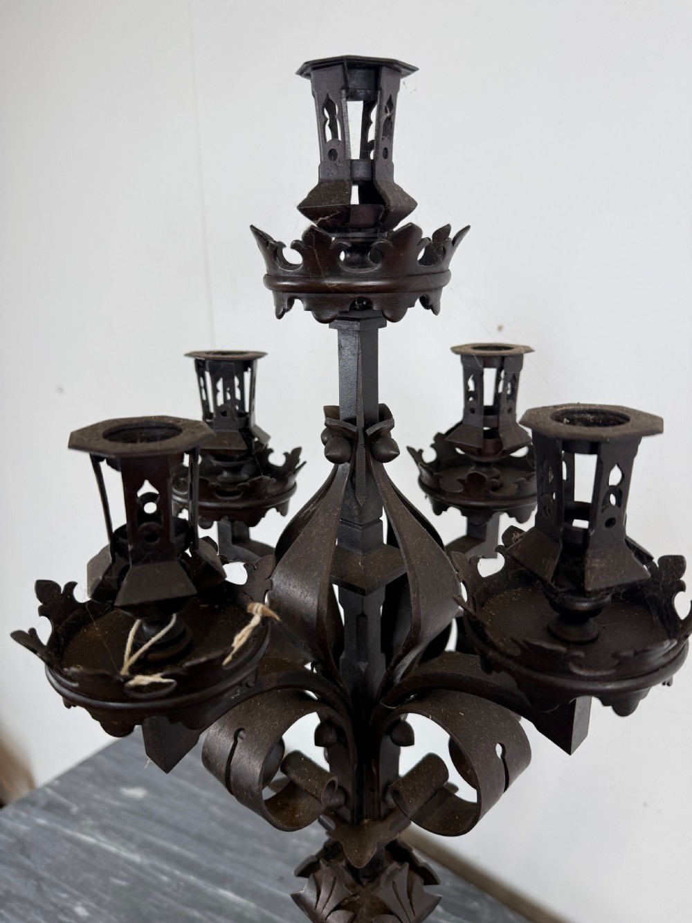 Large gothic style candelabra  View XI