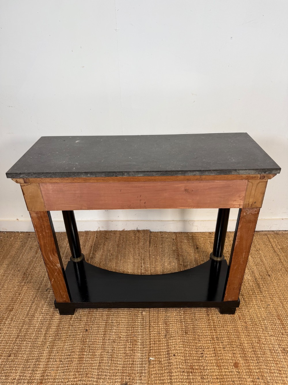 Ebonised console table in the empire style View XI