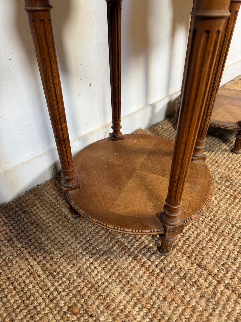 Pair of walnut bedside cabinets  View VI