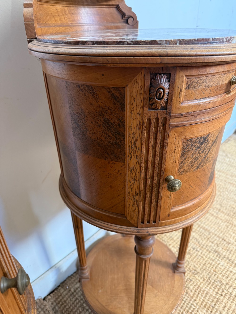 Pair of walnut bedside cabinets  View VII