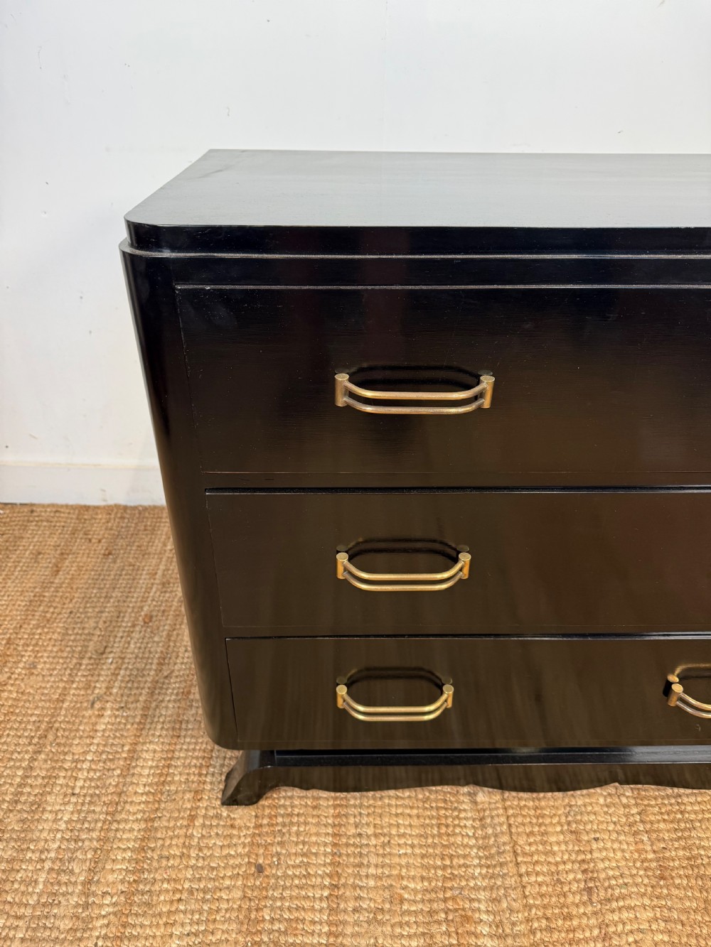 Art Deco Ebonised chest of drawers  View II