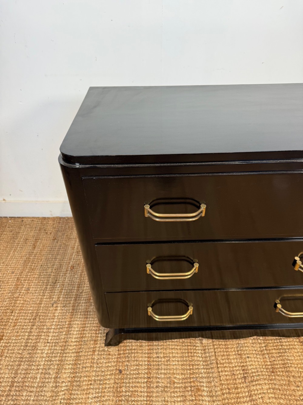 Art Deco Ebonised chest of drawers  View III