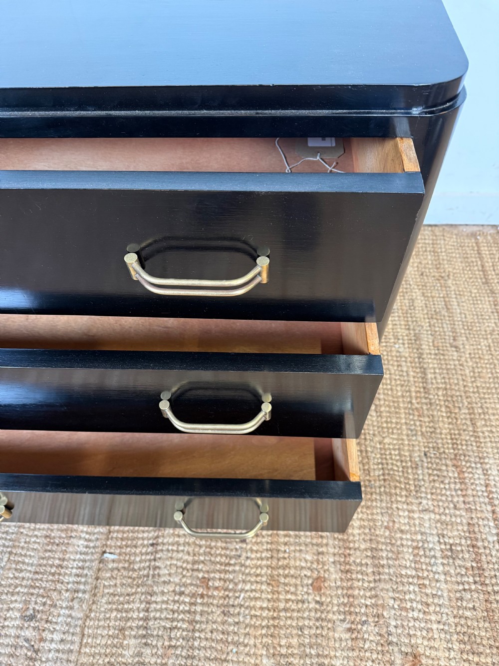 Art Deco Ebonised chest of drawers  View VI