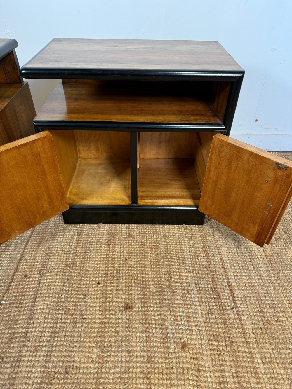 Pair of Walnut bedside cabinets  View IV