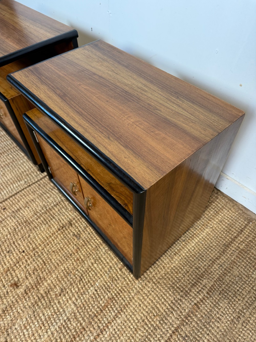 Pair of Walnut bedside cabinets  View VII