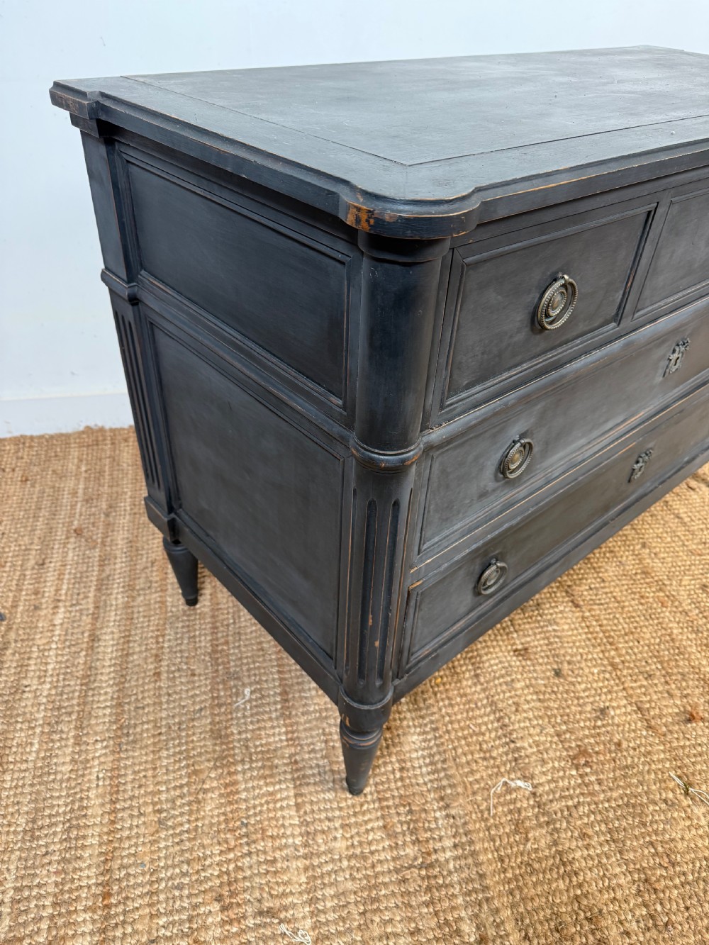 19TH CENTURY FRENCH LOUIS XVI STYLE PAINTED COMMODE View IX